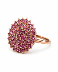 Pink Crown Ring