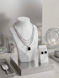 Black Layered Necklace