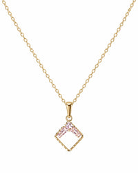 Radiant Square Diamond Pendant
