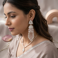 Pearl Tassel Jhumka