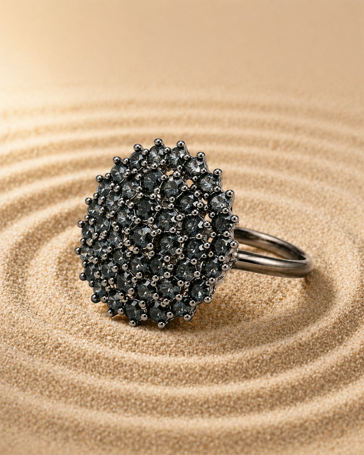 Black Crown Ring