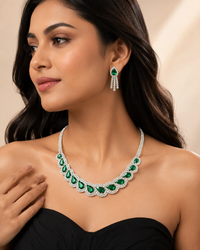 Green Emerald Elegance Necklace