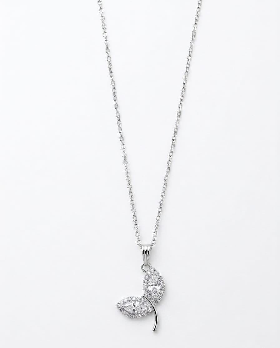 Silver Feather Flight Pendant