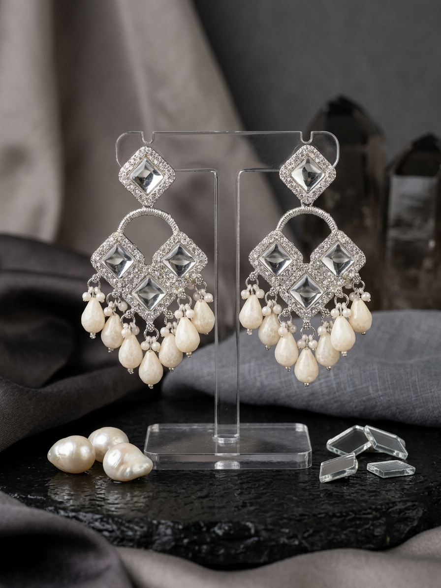 Polki Danglers Earrings
