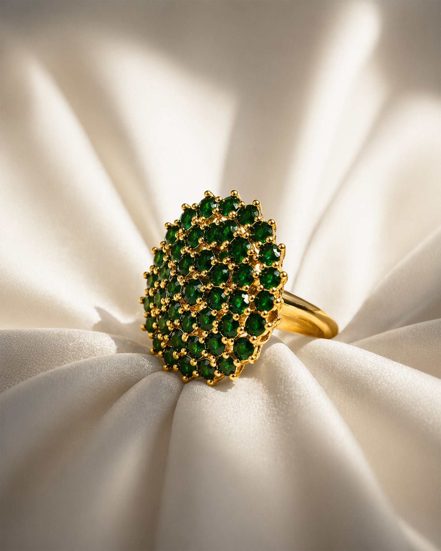 Green Crown Ring