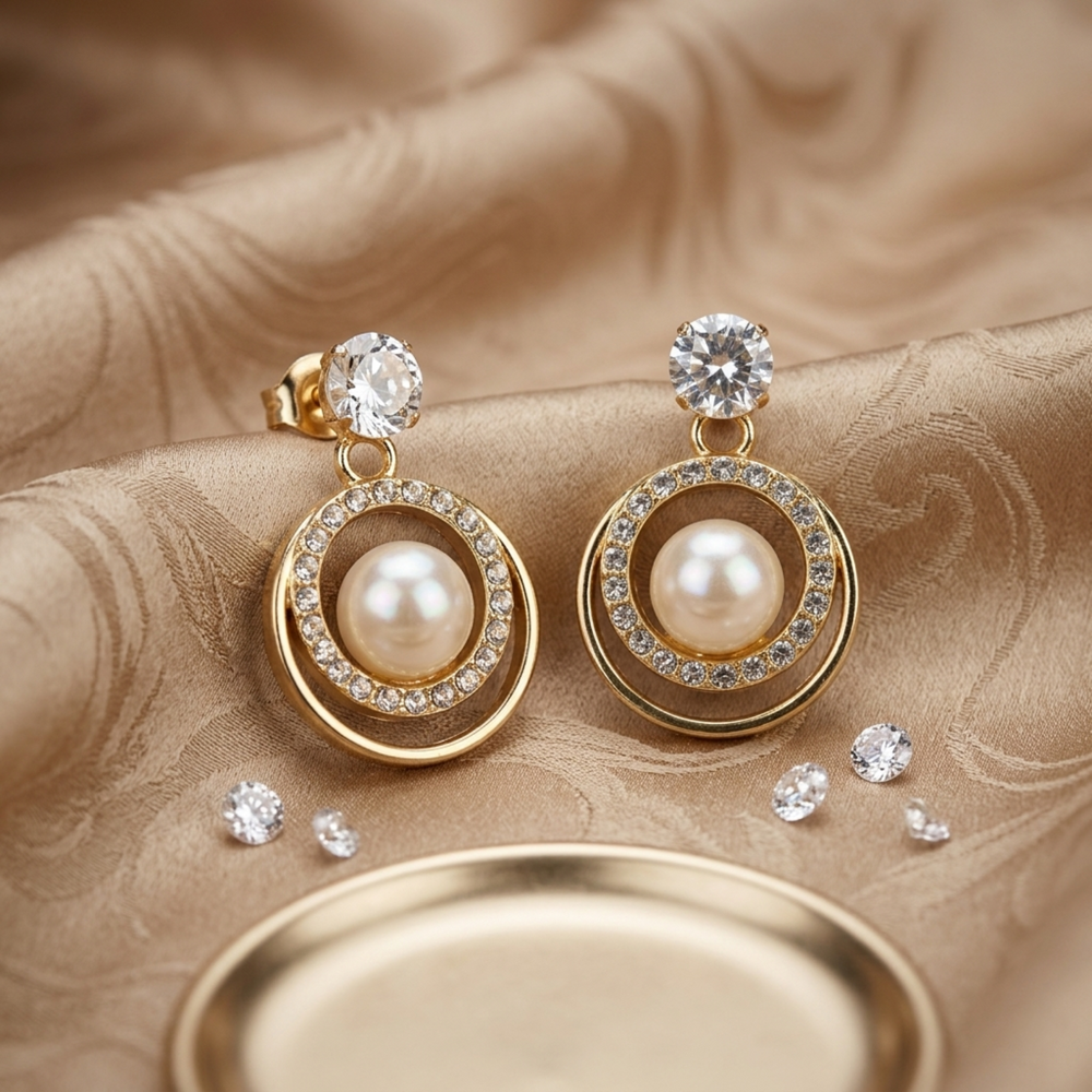 Golden Orbit Earrings
