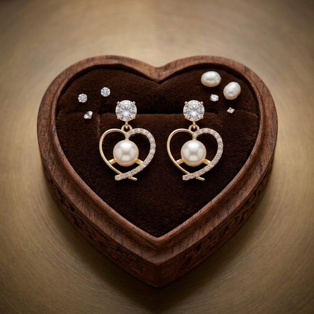 Velvet Hearts Earrings