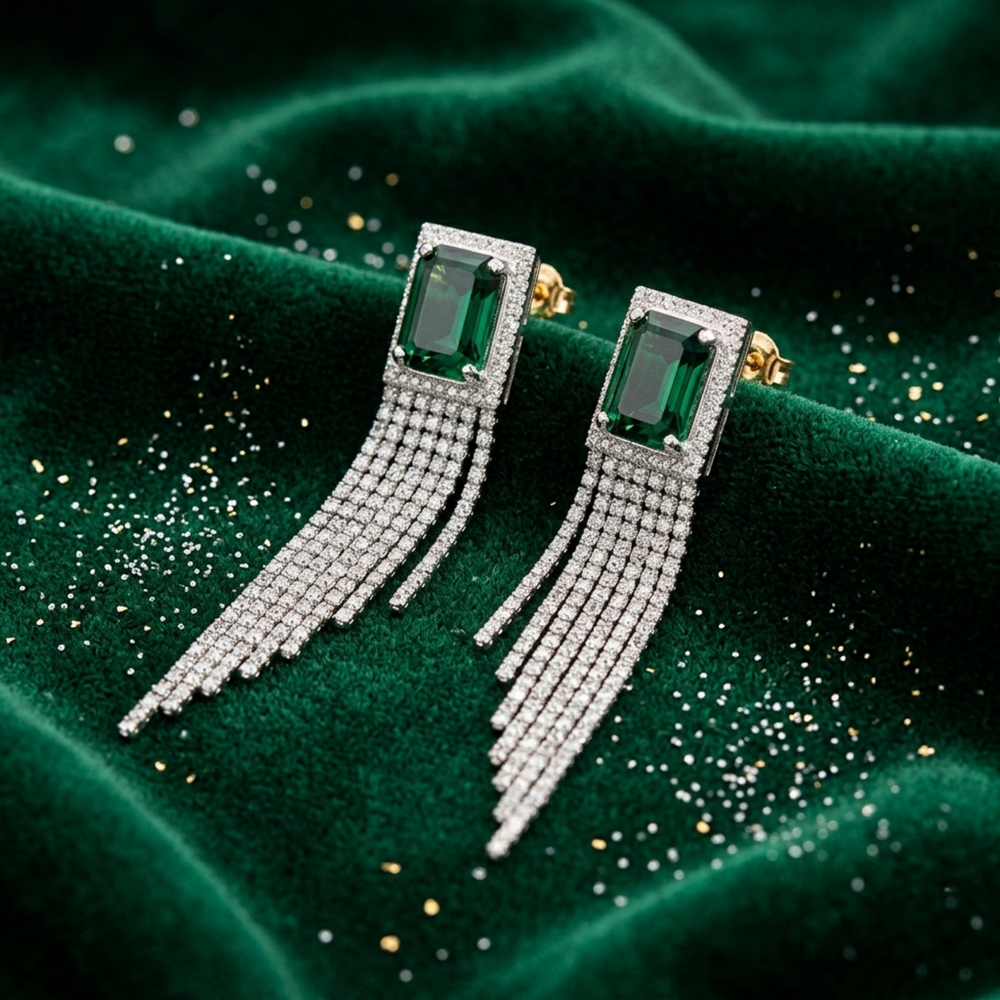 Verdant Cascade Earrings