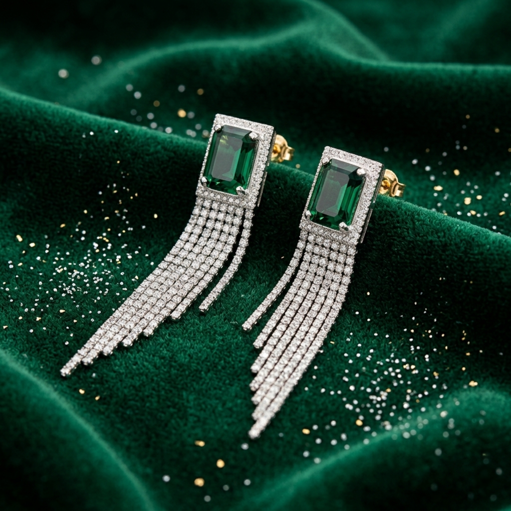Verdant Cascade Earrings
