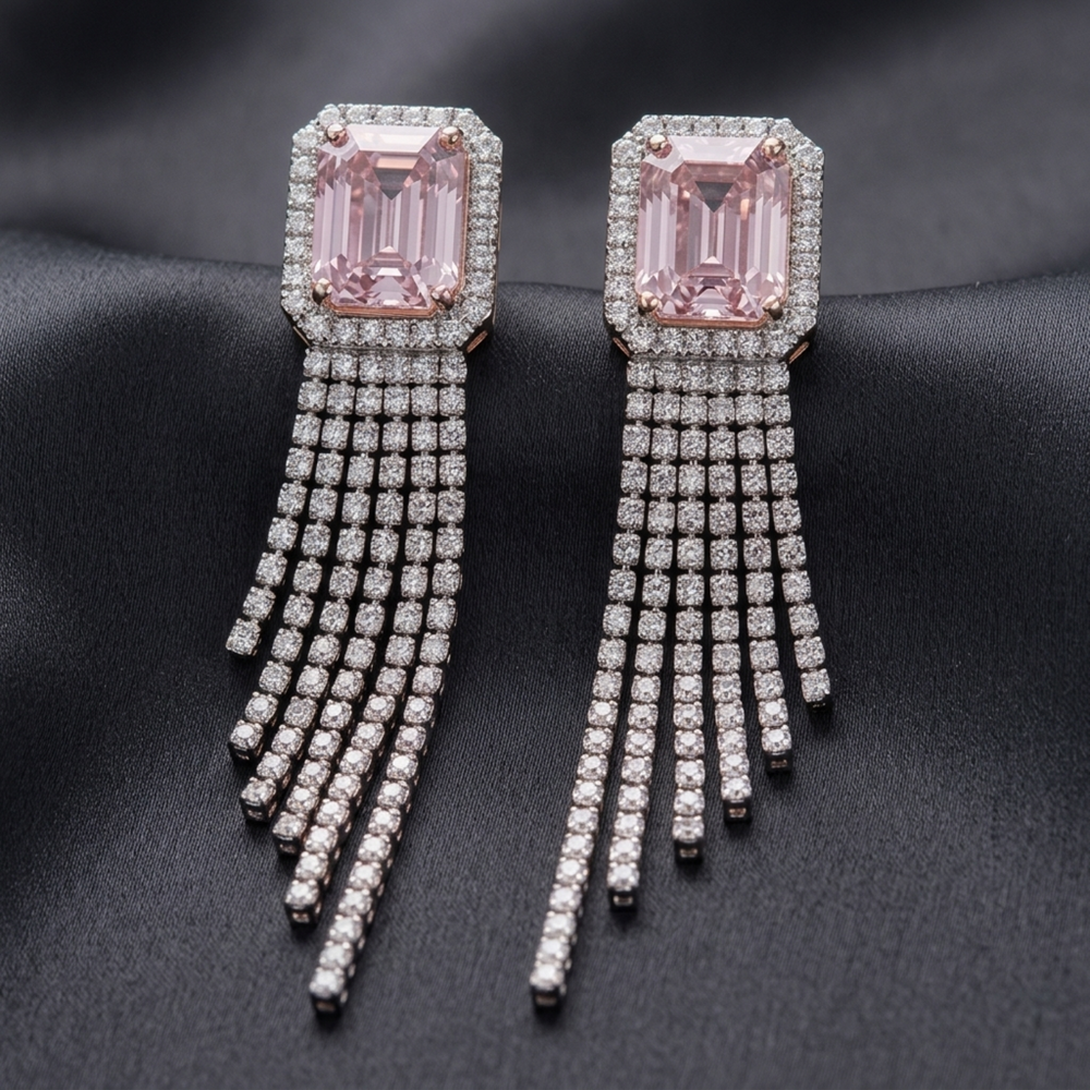 Rose Cascade Earrings