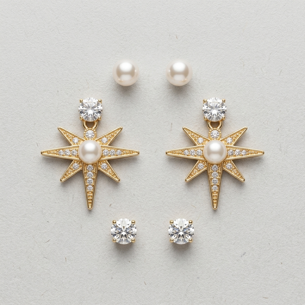 Starflare Earrings Set