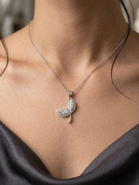 Silver Feather Flight Pendant